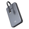 UGREEN PB526 10000mAh 20W pārnēsājamais akumulators ar iebūvētu USB-C kabeli