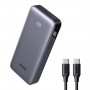 UGREEN PB532 20000mAh 30W divvirzienu ātrās uzlādes barošanas bloks, 2x USB-C, USB-A, pelēks