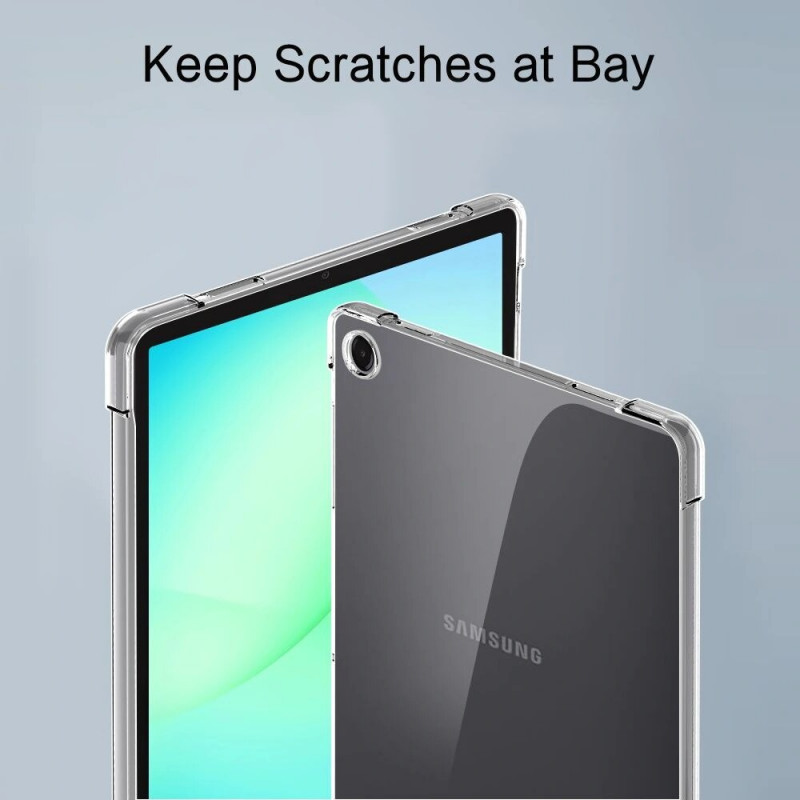 Tech-Protect FlexAir planšetdatora maciņš Samsung Galaxy Tab A9+ / A11+ 11.0 (X210 / X215 / X216 / X230 / X235 / X236), caurspīdīgs