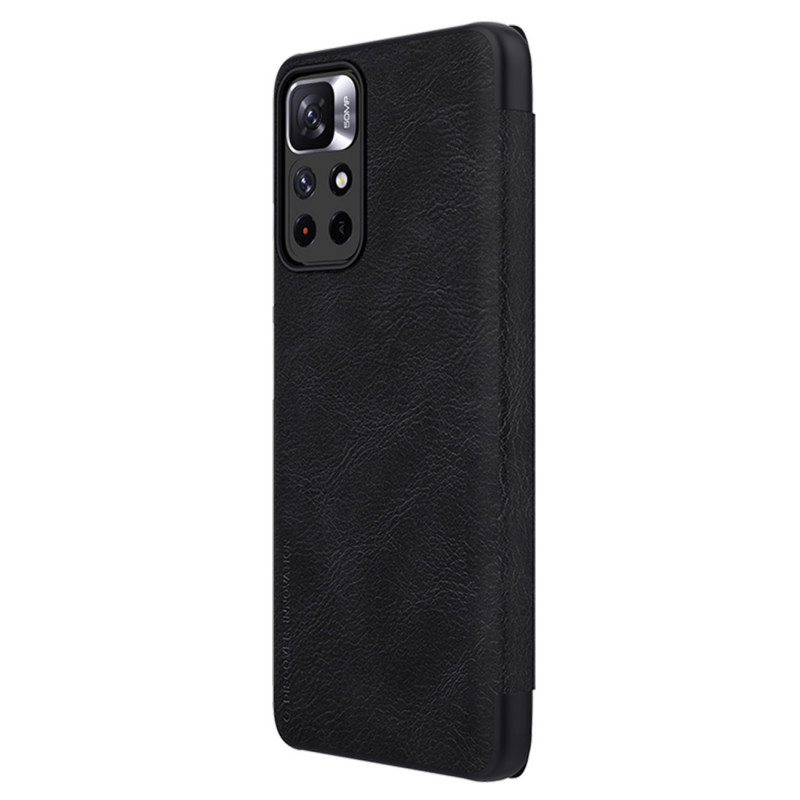 Nillkin Qin vāciņš Xiaomi Redmi Note 11T 5G / Poco M4 Pro 5G, melns