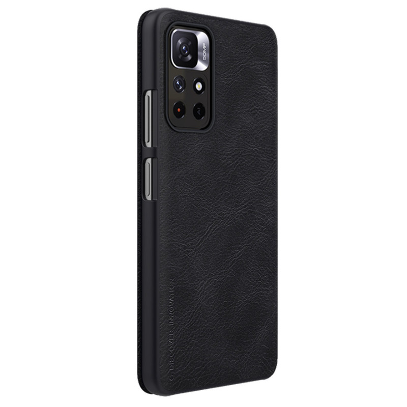 Nillkin Qin vāciņš Xiaomi Redmi Note 11T 5G / Poco M4 Pro 5G, melns