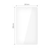 Tech-Protect Glass Fit+ rūdītais stikls Samsung Galaxy Tab A9 / A11 8.7 (X110 / X115 / X133 / X135), caurspīdīgs (2 gab.)