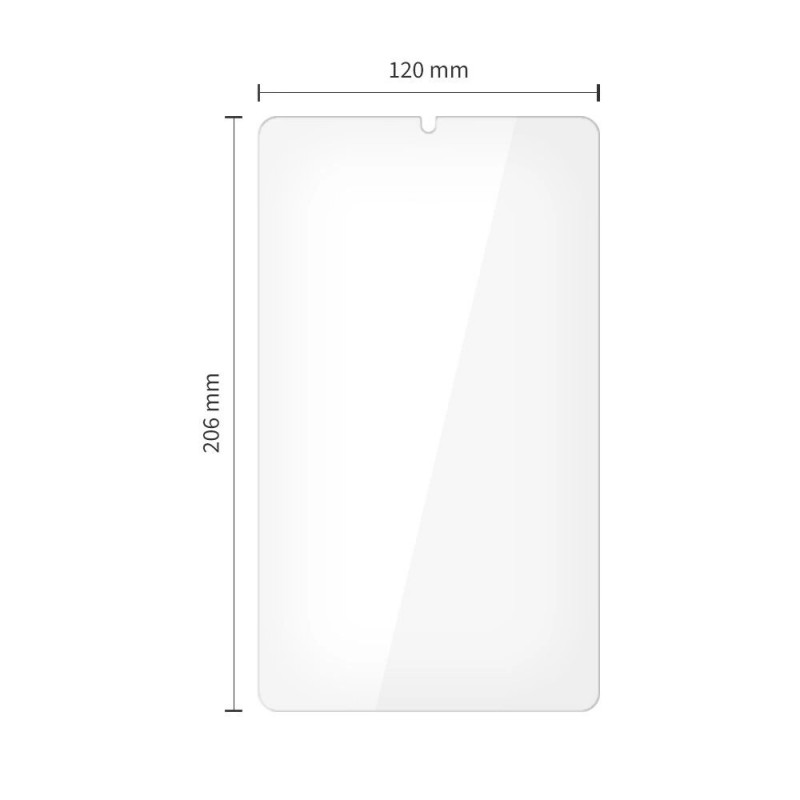 Tech-Protect Glass Fit+ rūdītais stikls Samsung Galaxy Tab A9 / A11 8.7 (X110 / X115 / X133 / X135), caurspīdīgs (2 gab.)