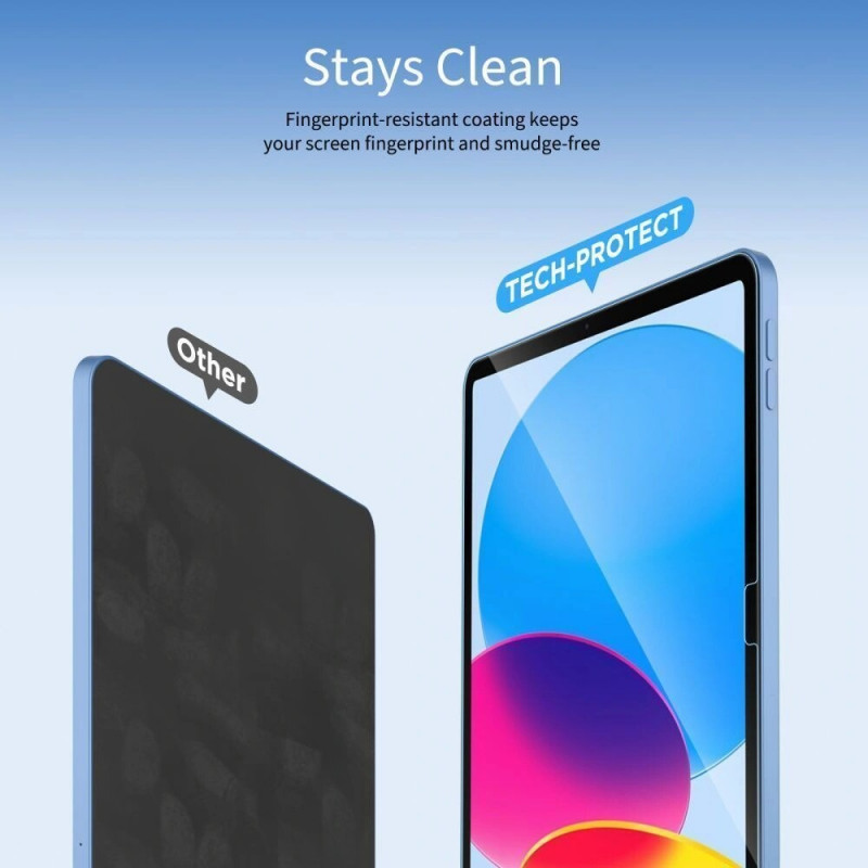 Tech-Protect Glass Fit+ rūdītais stikls Samsung Galaxy Tab A9 / A11 8.7 (X110 / X115 / X133 / X135), caurspīdīgs (2 gab.)