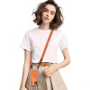 Tech-Protect C6S Rope Crossbody tālruņa kaklarota, Cosmic Orange