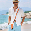 Tech-Protect C6S Rope Crossbody tālruņa kaklarota, Cosmic Orange