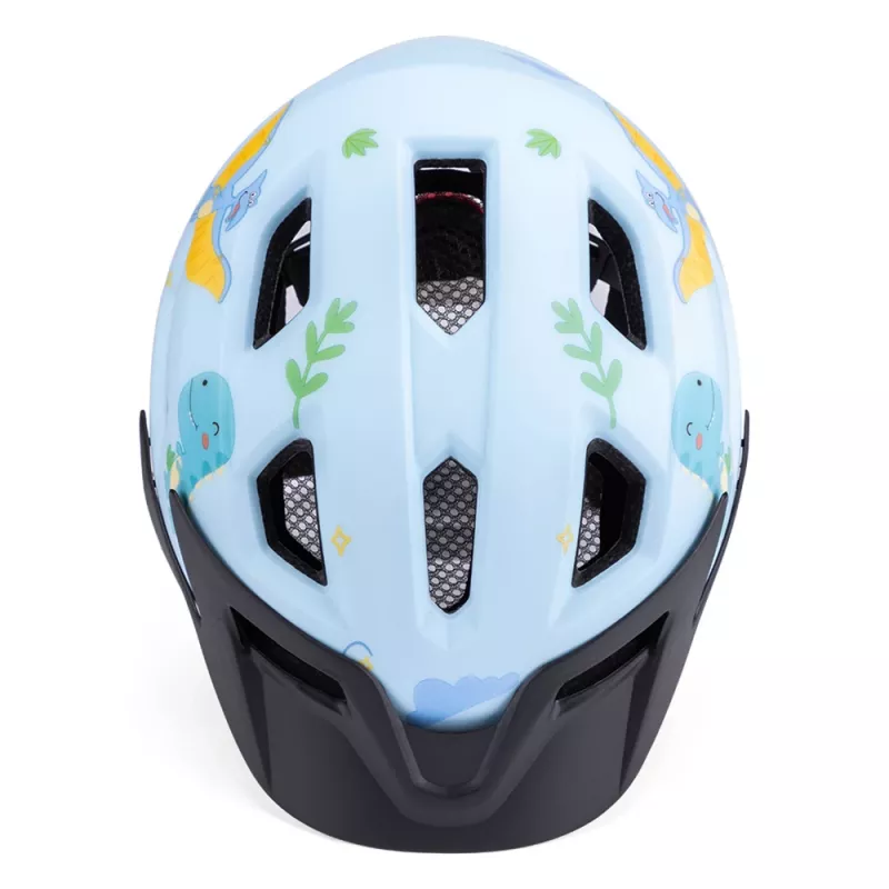 Wozinsky Bērnu MTB velosipēda ķivere ar noņemamu vizieri, izmērs XS (48-52 cm), gaiši zila