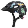 Wozinsky bērnu MTB velosipēda ķivere ar noņemamu vizieri, izmērs XS (48-52 cm), melna