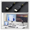 StarTech.com HDMI21-CBL-SLIM-1M Ultra High Speed HDMI 2.1 kabelis, 1 m, melns