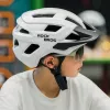 Rockbros LK-67 jauniešu velosipēda ķivere ar noņemamu vizieri, 54-58 cm, balta