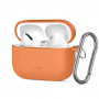 Tech-Protect Silicone Hook silikona apvalks Apple AirPods Pro 3, Cosmic Orange