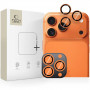 Tech-Protect Camring Fit+ kameras objektīva pārsegi Apple iPhone 14 Pro / 14 Pro Max / 15 Pro / 15 Pro Max / 16 Pro / 16 Pro Max / 17 Pro / 17 Pro Max, Cosmic Orange