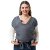Momcozy M20SSCJ01 zīdaiņu pārnēsāšanas šalle, tumši pelēka