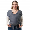 Momcozy M20SSCJ01 zīdaiņu pārnēsāšanas šalle, tumši pelēka