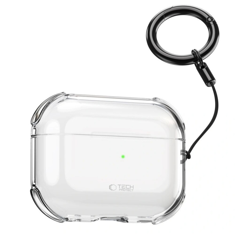 Tech-Protect Bounce maciņš Apple AirPods Pro 3, caurspīdīgs