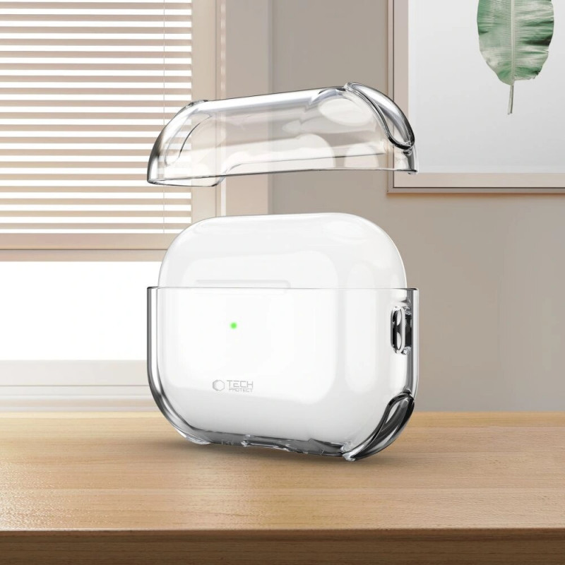 Tech-Protect Bounce maciņš Apple AirPods Pro 3, caurspīdīgs