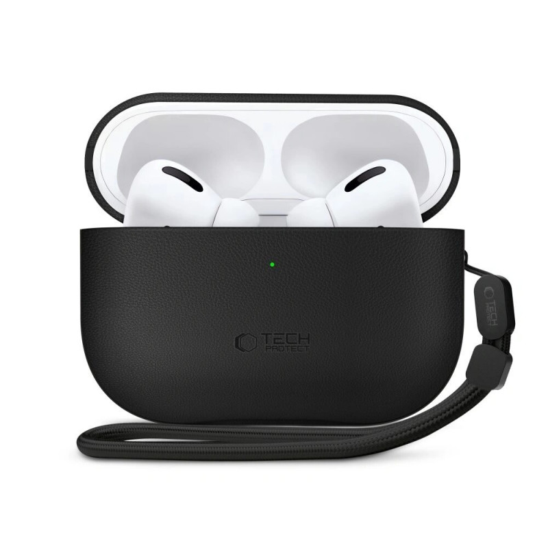 Tech-Protect NaturalFit futrālis Apple AirPods Pro 3, melns