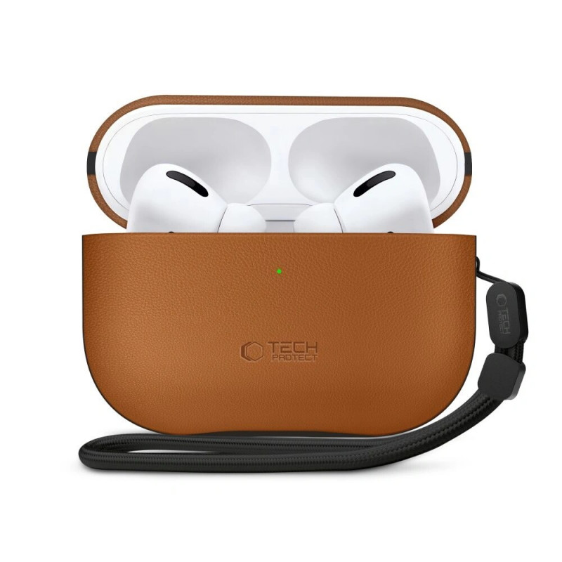 Tech-Protect NaturalFit futrālis Apple AirPods Pro 3, brūns
