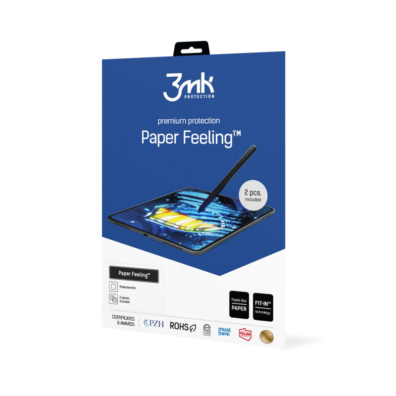 3MK Paper Feeling aizsargplēve Apple iPad 10.2" 8./9. paaudzei (2 gab.) (3MK2355)