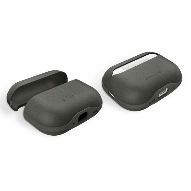 Tech-Protect NaturalFit futrālis Apple AirPods Pro 3, olīvu zaļš
