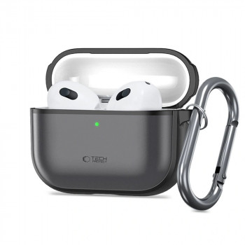 Tech-Protect Magmat apvalks Apple AirPods Pro 3, matēti melns