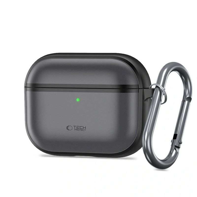 Tech-Protect Magmat apvalks Apple AirPods Pro 3, matēti melns