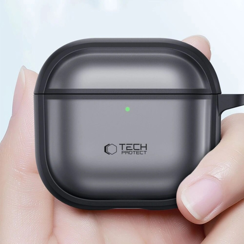 Tech-Protect Magmat apvalks Apple AirPods Pro 3, matēti melns