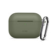 Tech-Protect Silicone Hook silikona maciņš Apple AirPods Pro 3, olīvu zaļš