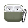Tech-Protect Silicone Hook silikona maciņš Apple AirPods Pro 3, olīvu zaļš