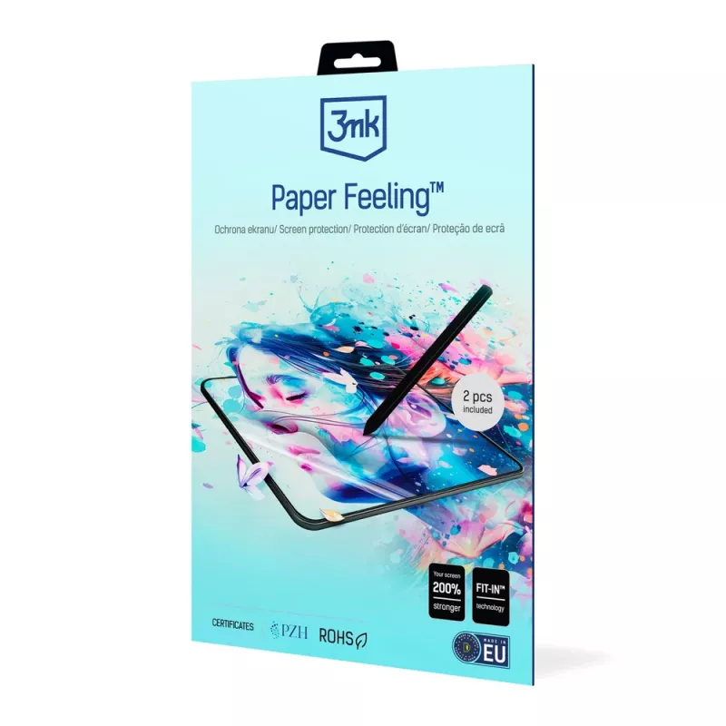 3MK Paper Feeling aizsargplēve Samsung Galaxy Tab Active 3, līdz 8.3" (2 gab.)