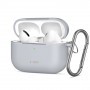 Tech-Protect Silicone Hook silikona maciņš Apple AirPods Pro 3, Crayon Grey