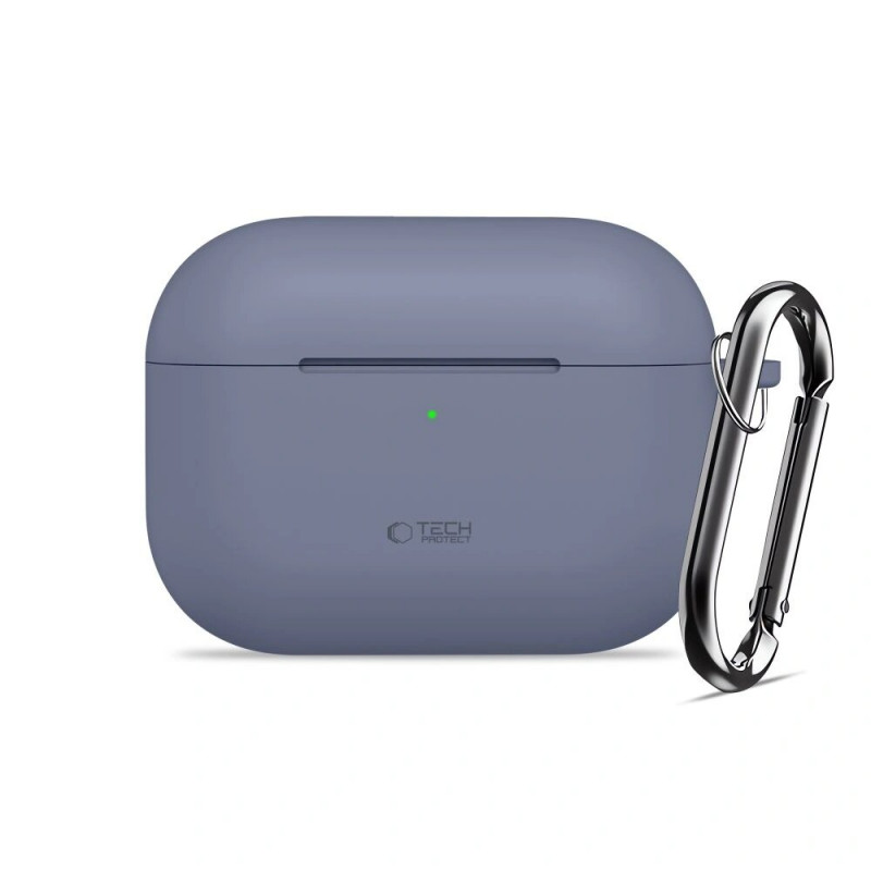 Tech-Protect Silicone Hook silikona maciņš Apple AirPods Pro 3, Baby Blue