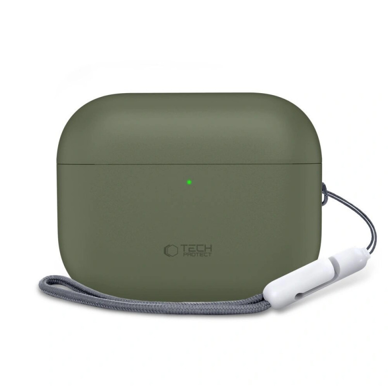 Tech-Protect silikona maciņš Apple AirPods Pro Pro 3 olīvzaļš