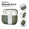 Tech-Protect silikona maciņš Apple AirPods Pro Pro 3 olīvzaļš