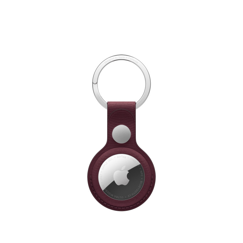 Apple AirTag FineWoven atslēgu piekariņš, bordo