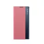 Hurtel New Sleep Case vāciņš Samsung Galaxy S25 Ultra ar pārsegu un statīvu, rozā
