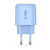Tech-Protect NCA30 USB-A, USB-C tīkla lādētājs PD 30W / QC3.0 Baby Blue