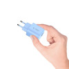 Tech-Protect NCA30 USB-A, USB-C tīkla lādētājs PD 30W / QC3.0 Baby Blue