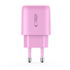 Tech-Protect NCA30 USB-A, USB-C tīkla lādētājs PD 30W / QC3.0 Baby Pink