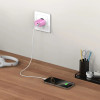 Tech-Protect NCA30 USB-A, USB-C tīkla lādētājs PD 30W / QC3.0 Baby Pink
