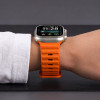 Tech-Protect Silicone Line Apple Watch 8 / 9 / 10 / 11 / 12 / SE / Ultra 44/45/46/49 mm siksniņa, oranža