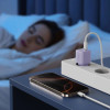 Tech-Protect NCM25 USB-C sienas lādētājs PD 25W, Baby Purple
