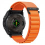 Tech-Protect Nylon Pro THP6037 pulksteņa siksna Garmin Fenix 5X / 5X Plus / 6X / 6X Pro / 7X / 8 / 8 Pro / 9 / 9 Pro (51 mm), oranža