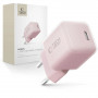 Tech-Protect NCM25 USB-C sienas lādētājs PD 25W, Baby Pink