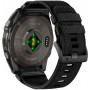 Tech-Protect Nylon Classic pulksteņa siksna Garmin Fenix 5X / 5X Plus / 6X / 6X Pro / 7X / 8 / 8 Pro / 9 / 9 Pro 47 mm, melna