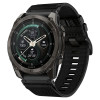 Tech-Protect Nylon Classic pulksteņa siksna Garmin Fenix 5X / 5X Plus / 6X / 6X Pro / 7X / 8 / 8 Pro / 9 / 9 Pro 47 mm, melna
