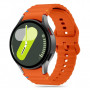 Tech-Protect silikona sporta siksniņa Samsung Galaxy Watch 4/5/5 Pro/6/7/FE, oranža