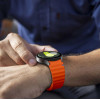 Tech-Protect silikona sporta siksniņa Samsung Galaxy Watch 4/5/5 Pro/6/7/FE, oranža