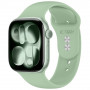 Tech-Protect silikona siksniņa Apple Watch 8 / 9 / 10 / 11 / 12 / SE (40 / 41 / 42 mm), pistāciju