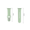 Tech-Protect silikona siksniņa Apple Watch 8 / 9 / 10 / 11 / 12 / SE (40 / 41 / 42 mm), pistāciju